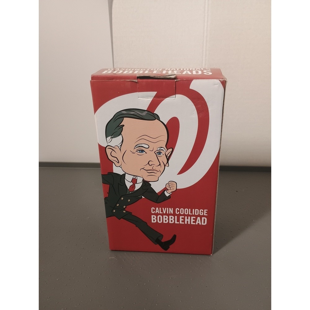 Washington Nationals Bobblehead Unisex OS Red Good Calvin Coolidge 2015 SGA